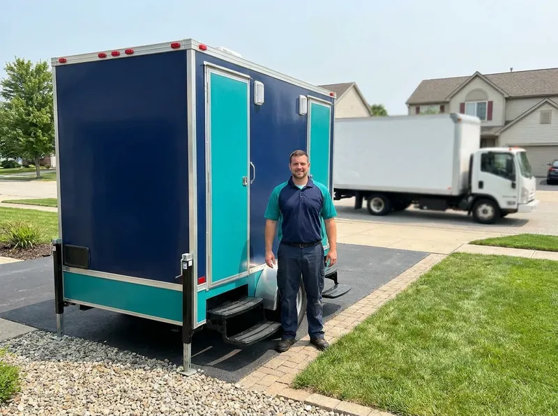 Flushing Restroom Trailer Rental in Columbus, OH